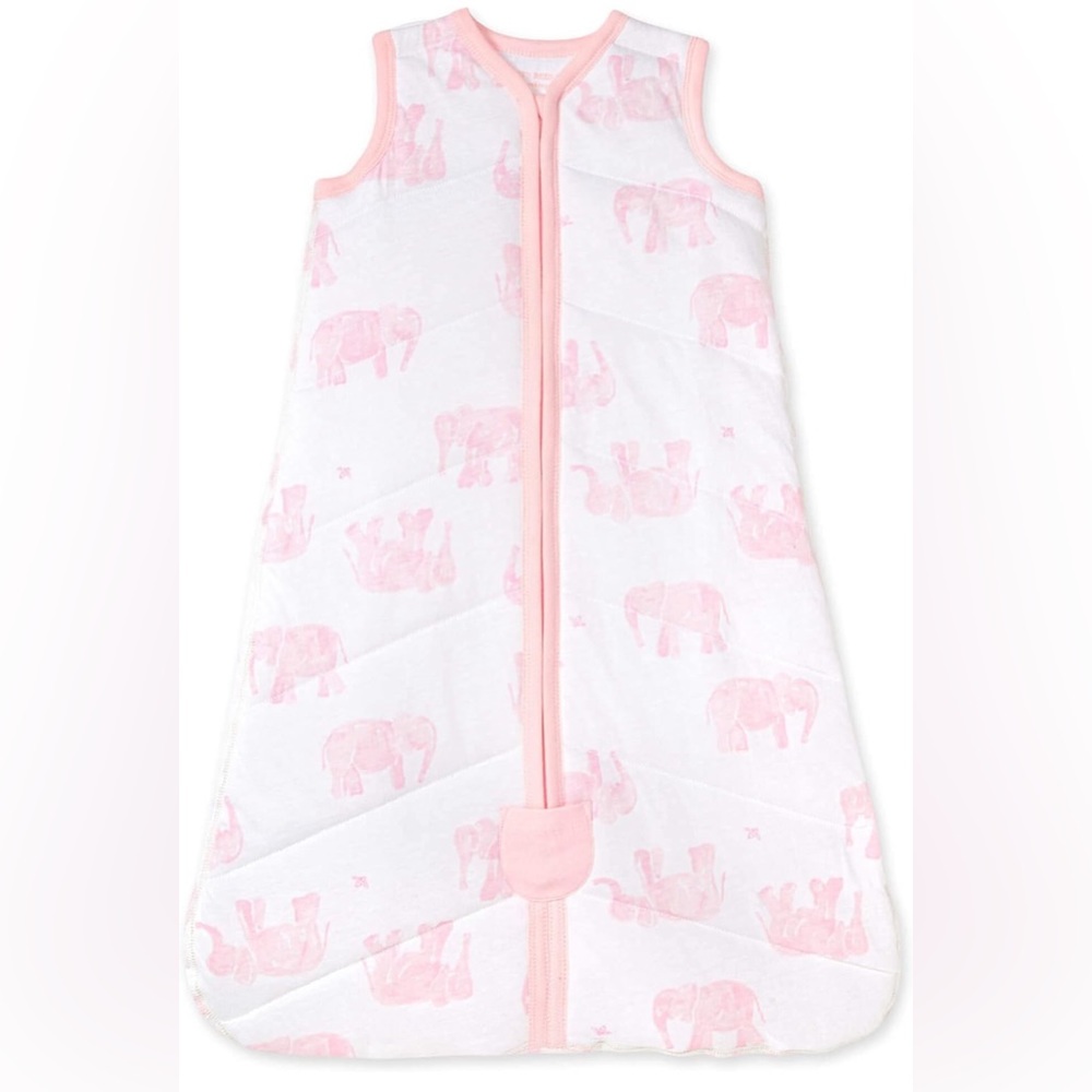 Burt’s Bees Baby Beekeeper Wearable Blanket Pink Elephant Size Large 12-18 Month